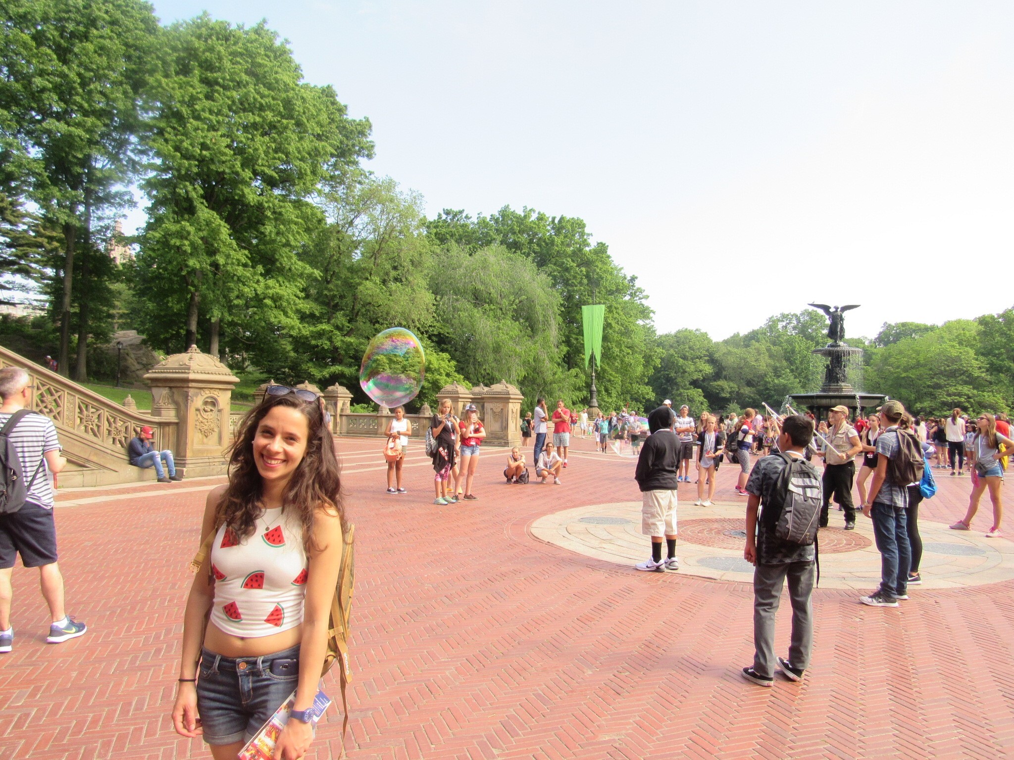 Maria in Central Park in NYC.