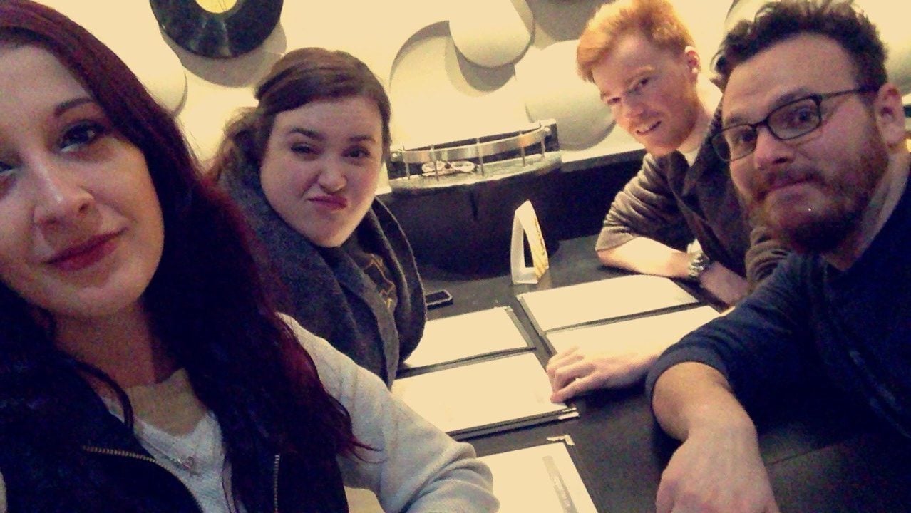 Maria reunited with three of her old friends!