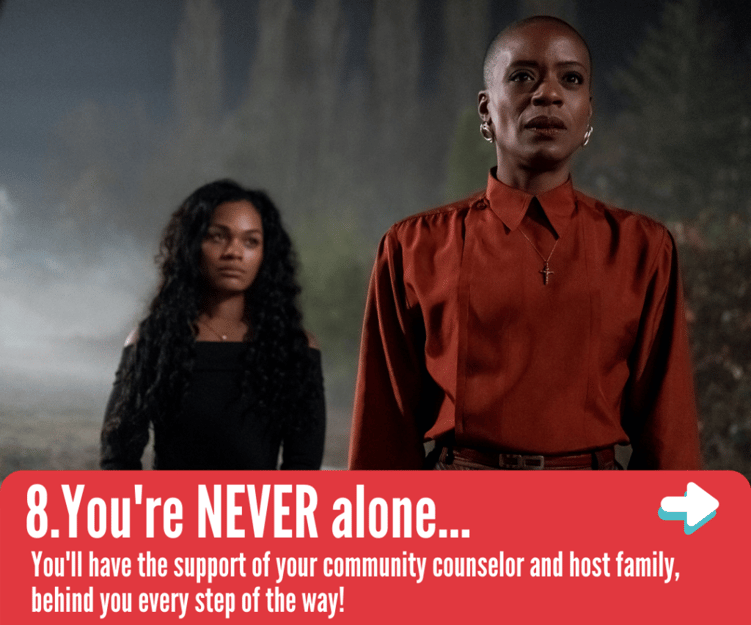 You're never alone...