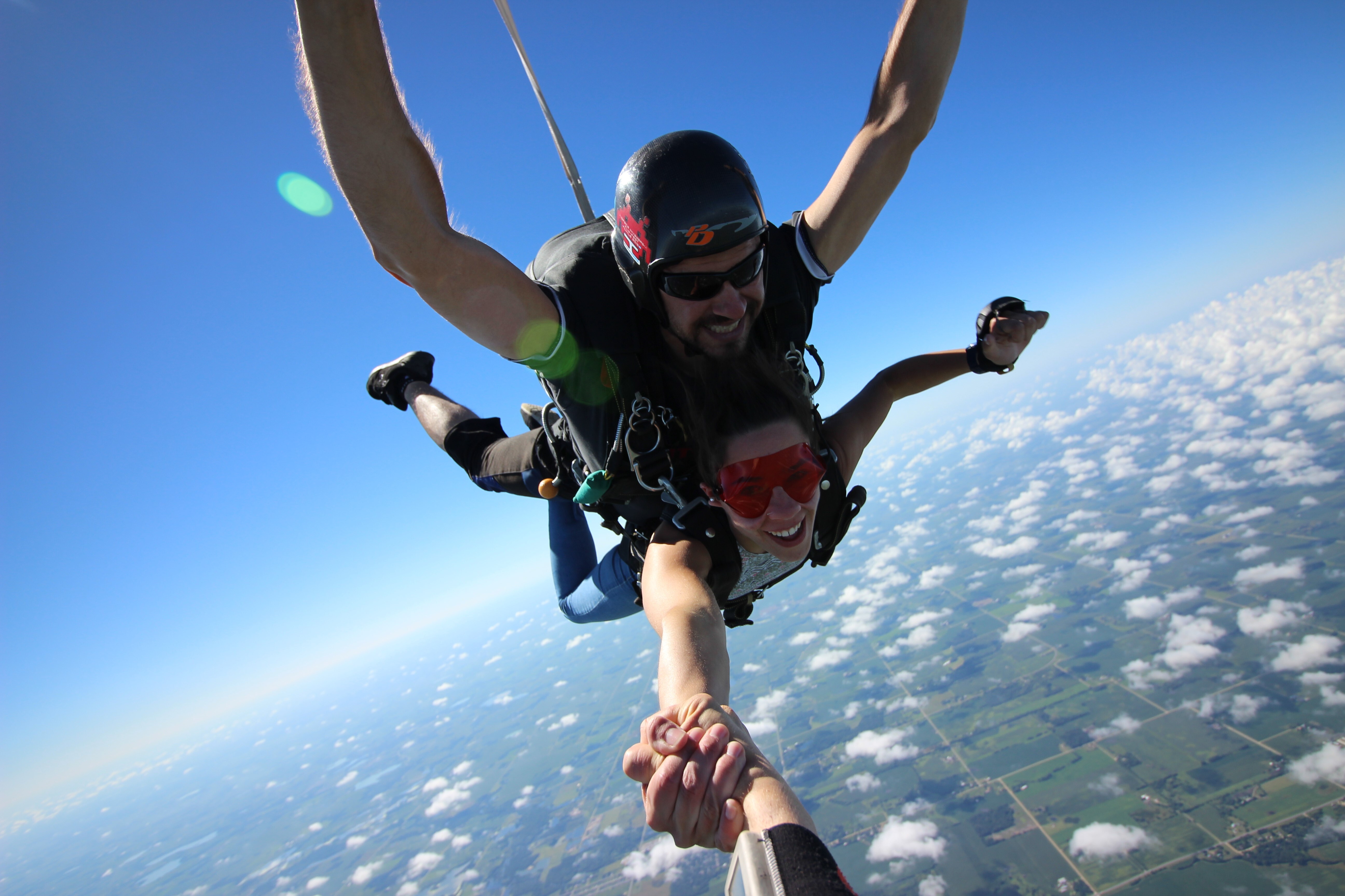 Maria skydiving